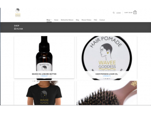 Wavee Goddess Website Project